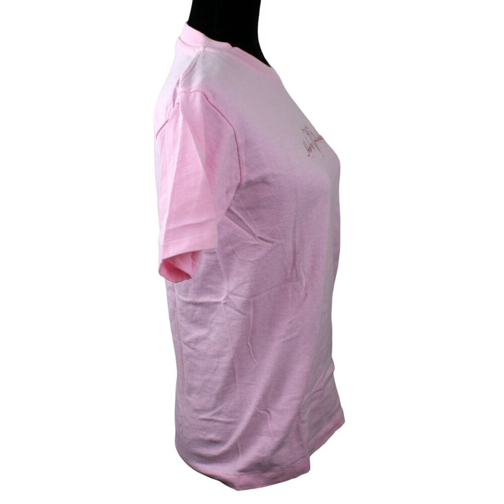 Vintage Harley-Davidson East Coast Quantico Pink Tee Youth Size 14-16 New - Picture 4 of 9